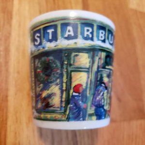 Starbucks Expresso Shot Glass - Pike Place Christmas